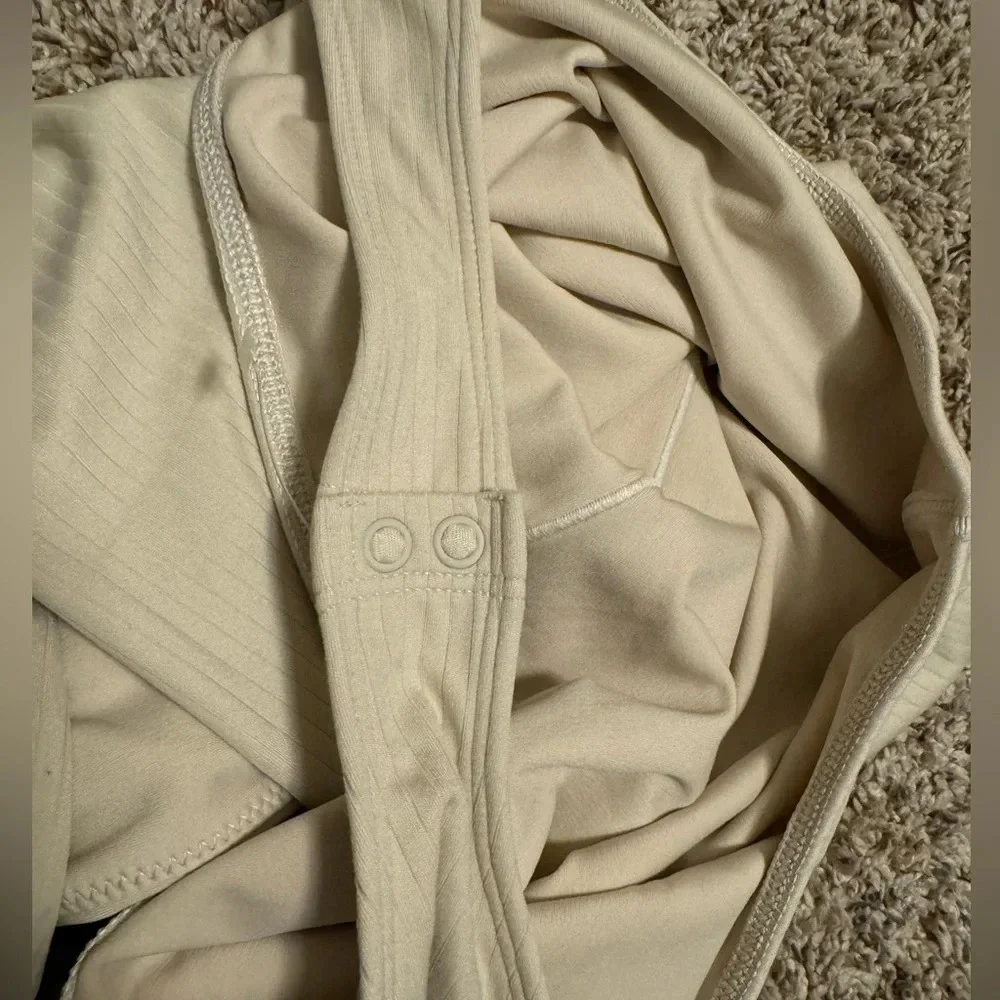 Offline by Aerie Real Me, Ribbed, High, Neck Bodysuit- Small - Picture 3 of 4